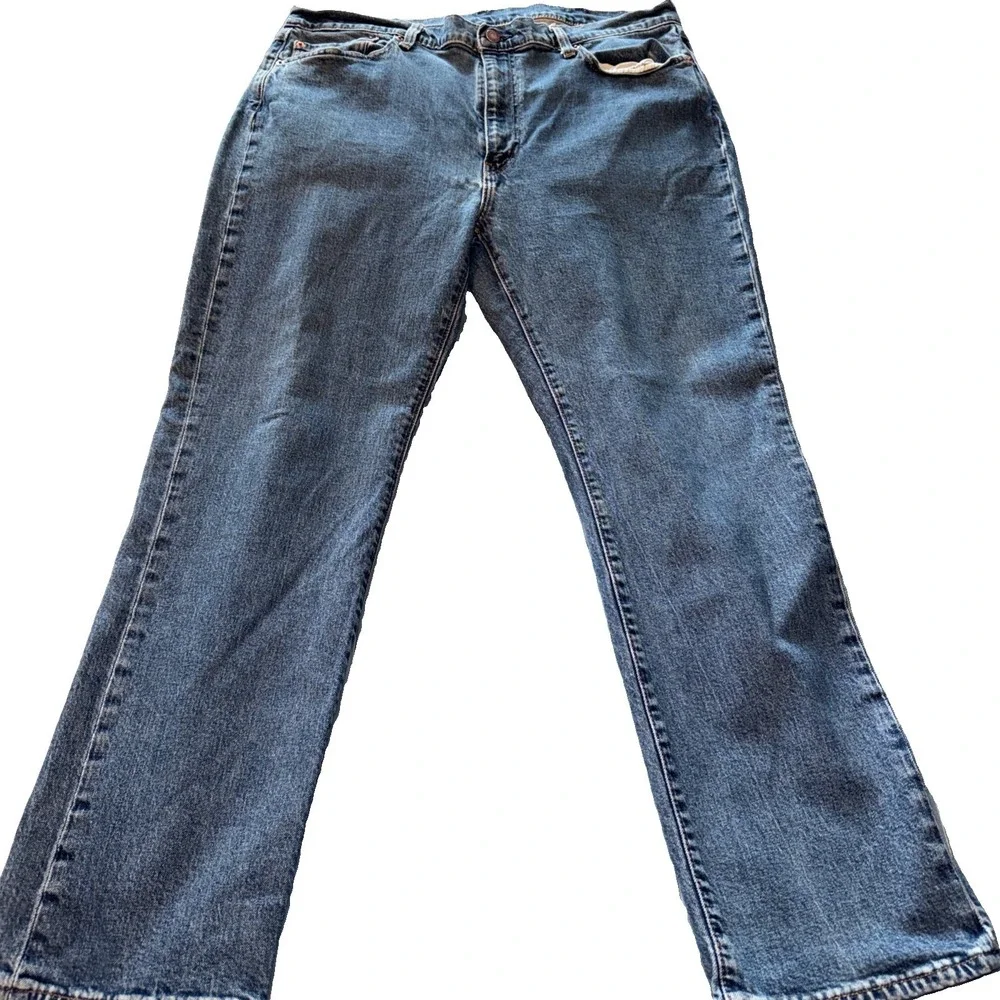 Levi's 514 Premium Big E Jeans Mens 40x 30 Straight Leg Medium Wash